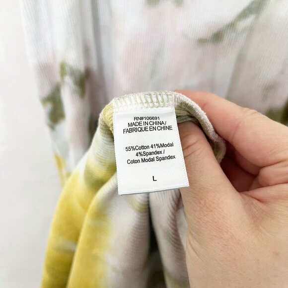 Young Fabulous & Broke Robbie Tie-Dye Tank Dress Ribbed Midi - Size Large - Picture 4 of 6